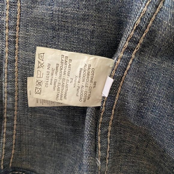 STEFANEL JEANS DENIM BUSTIER - Picture 5 of 6